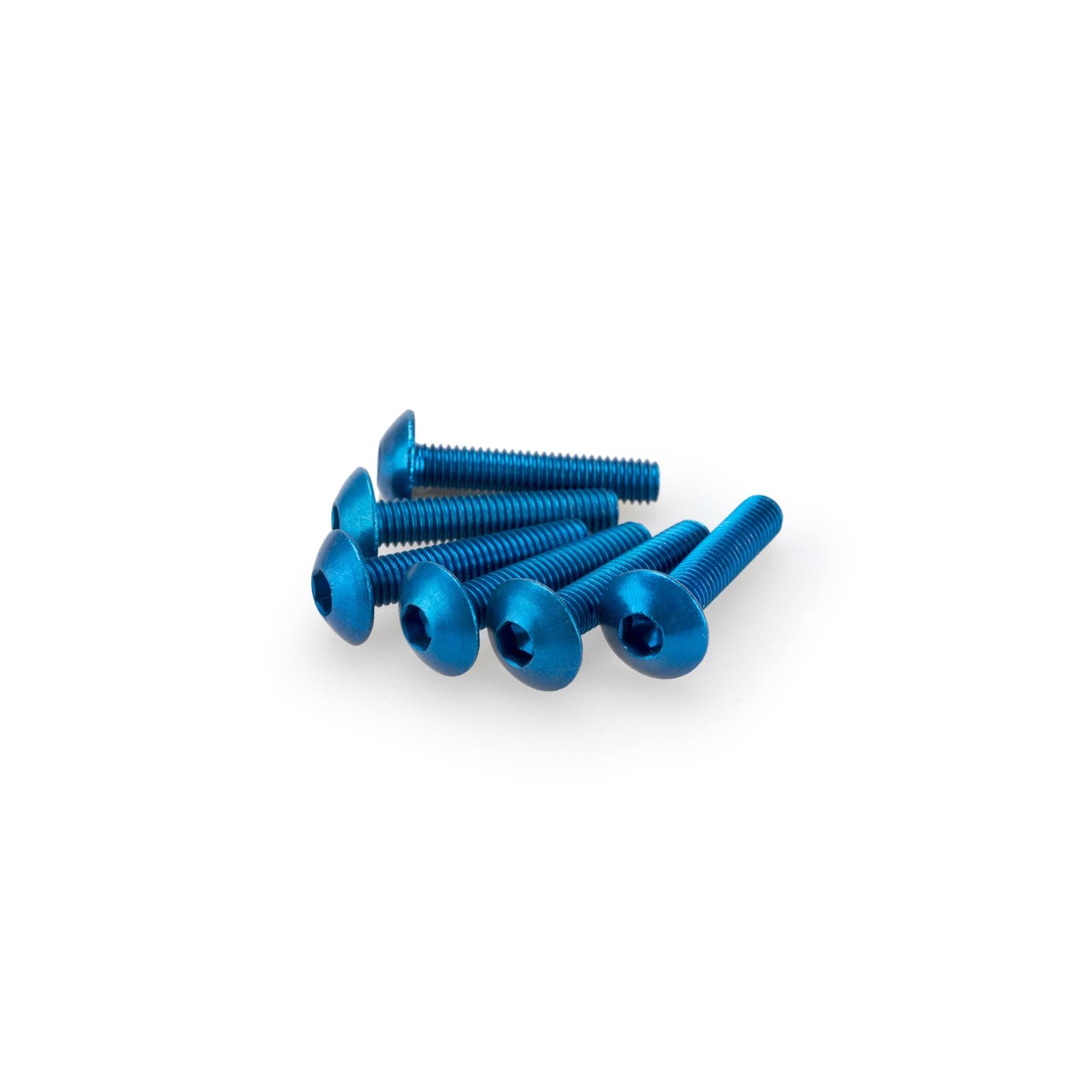 Puig Domed Screw Kit - M5X25mm - Blue 0610A_1780622