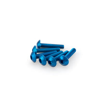 Puig Domed Screw Kit - M5X25mm - Blue 0610A_1780622