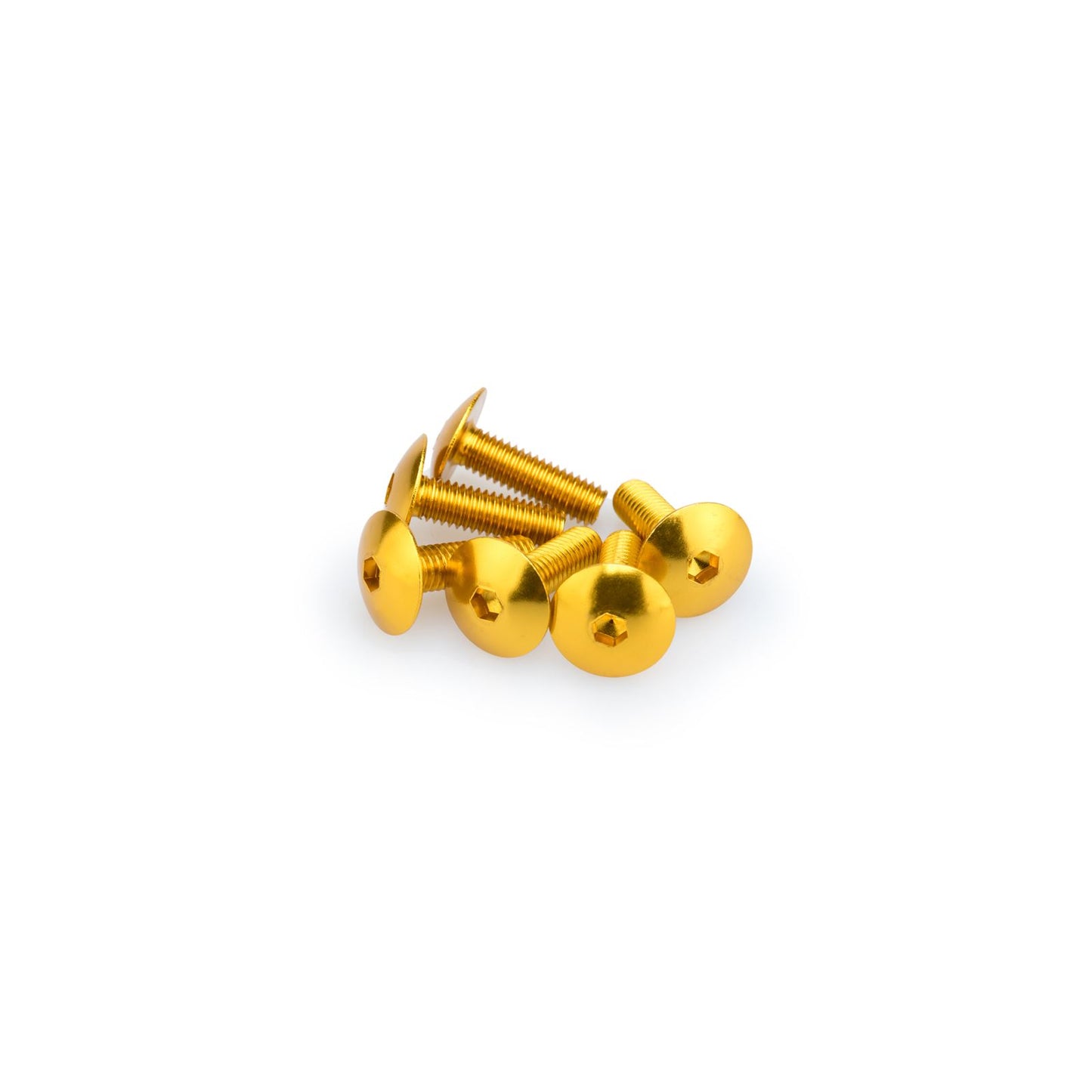 Puig Domed Screw Kit - M6X20mm - Gold 0657G_1780635