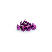 Puig Domed Screw Kit - M6X20mm - Purple 0657L_1780636