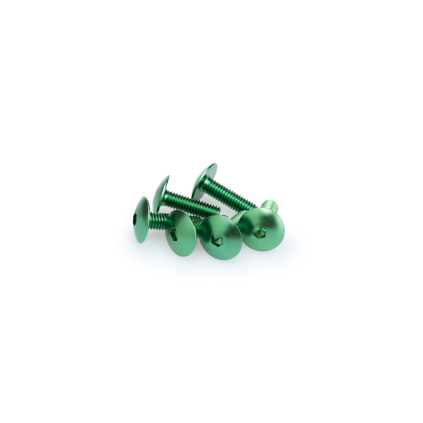 Puig Domed Screw Kit - M6X20mm - Green 0657V_1780640