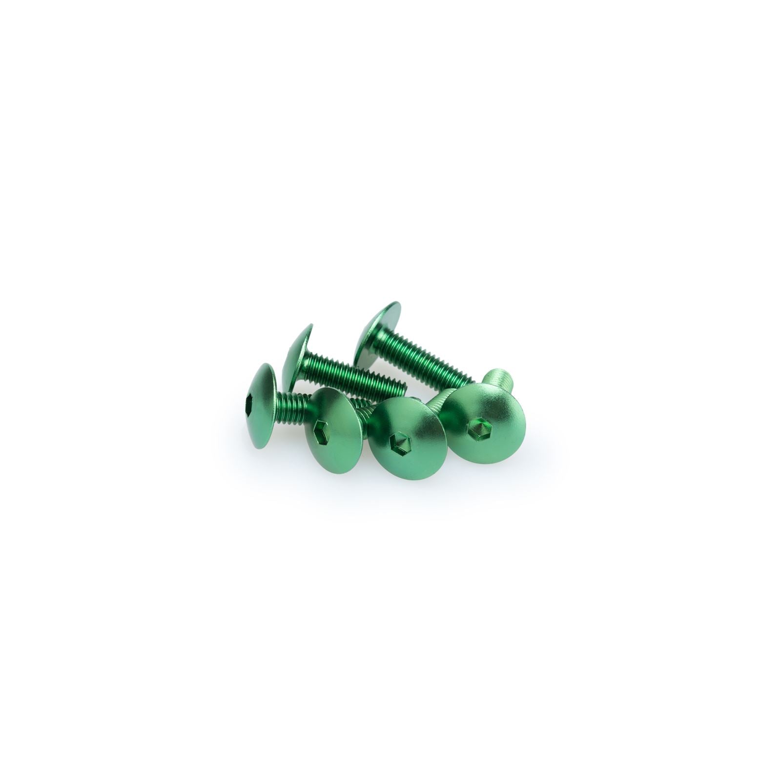 Puig Domed Screw Kit - M6X20mm - Green 0657V_1780640