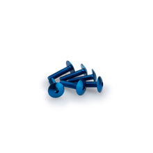 Puig Domed Screw Kit - M6X25mm - Blue 0689A_1780642