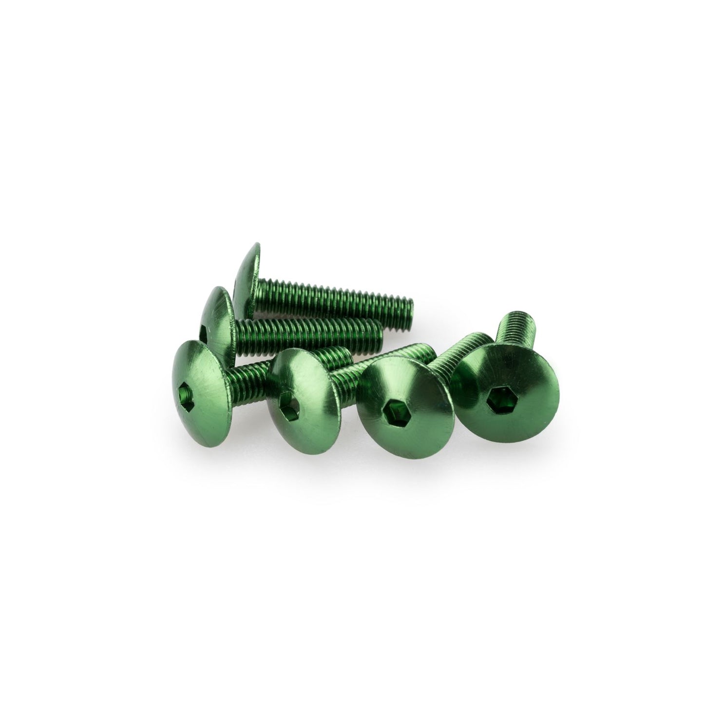 Puig Domed Screw Kit - M6X25mm - Green 0689V_1780648
