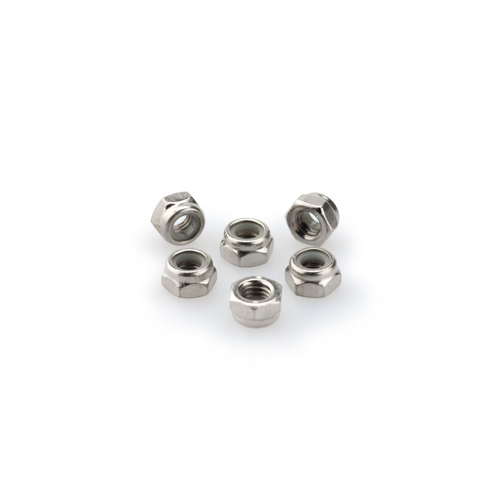 Puig Blister 6 Locknut - M5 - Silver [MPN: 0735P]_1780657