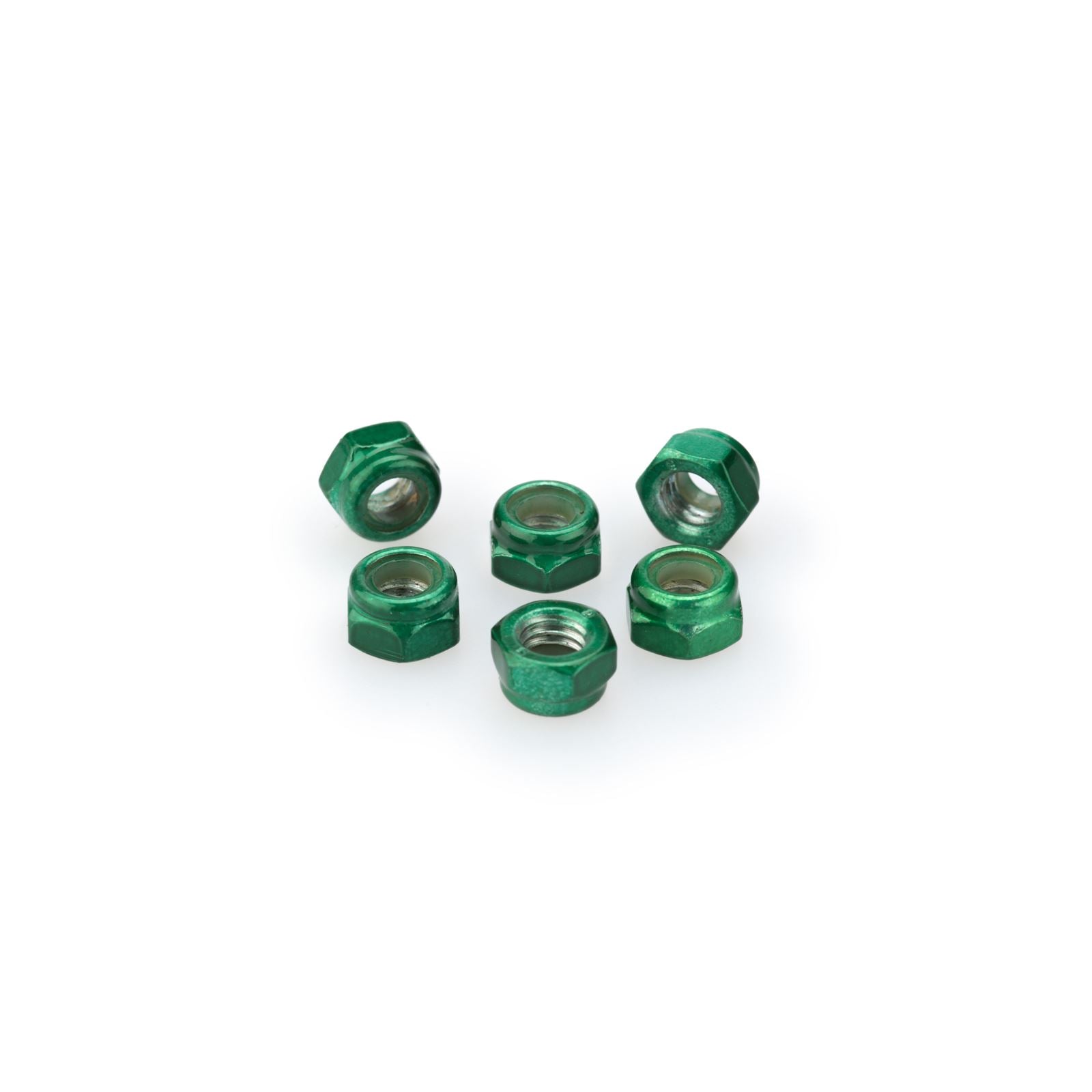 Puig Blister 6 Locknut - M5 - Green [MPN: 0735V]_1780659