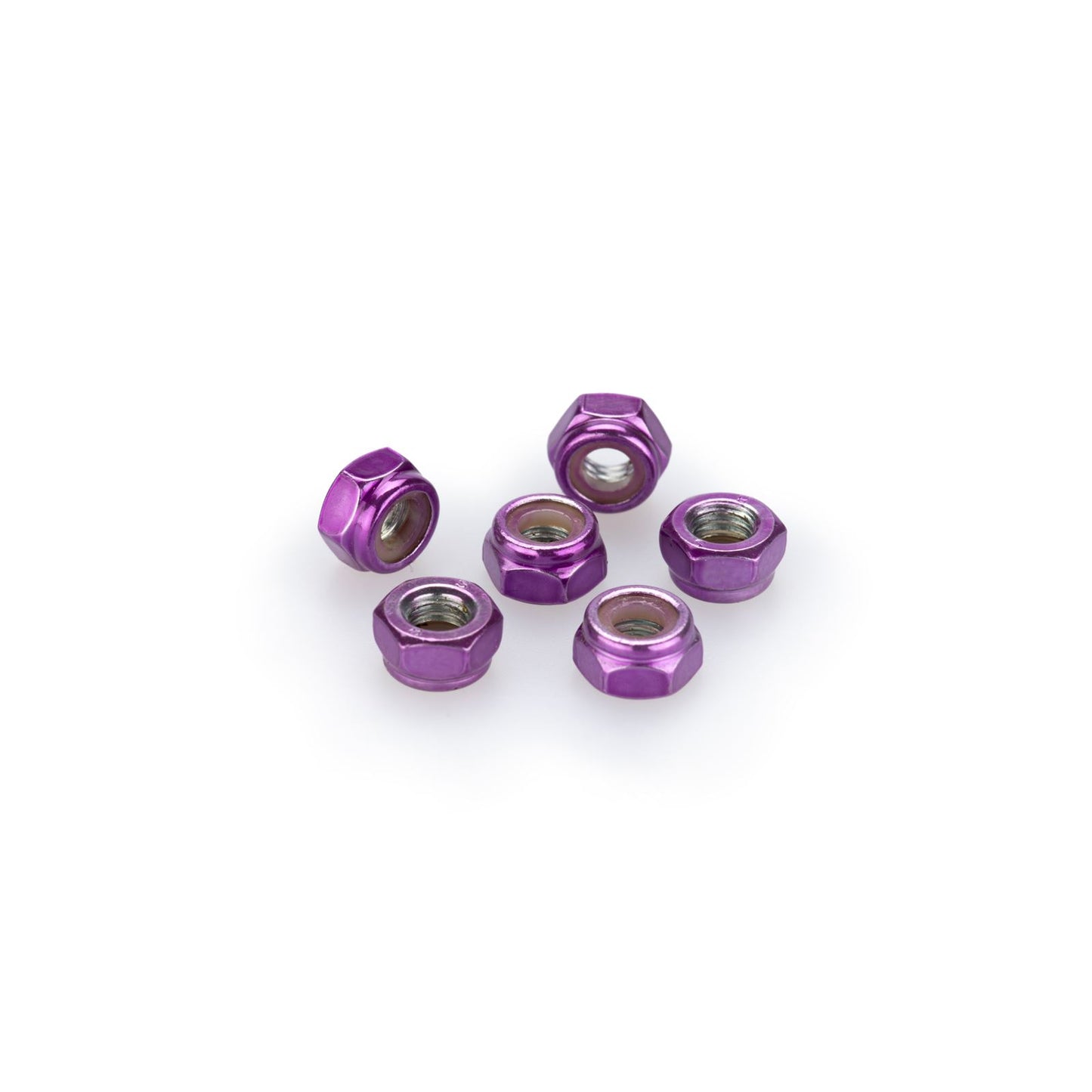 Puig Blister 6 Locknut - M6 - Purple [MPN: 0736L]_1781449