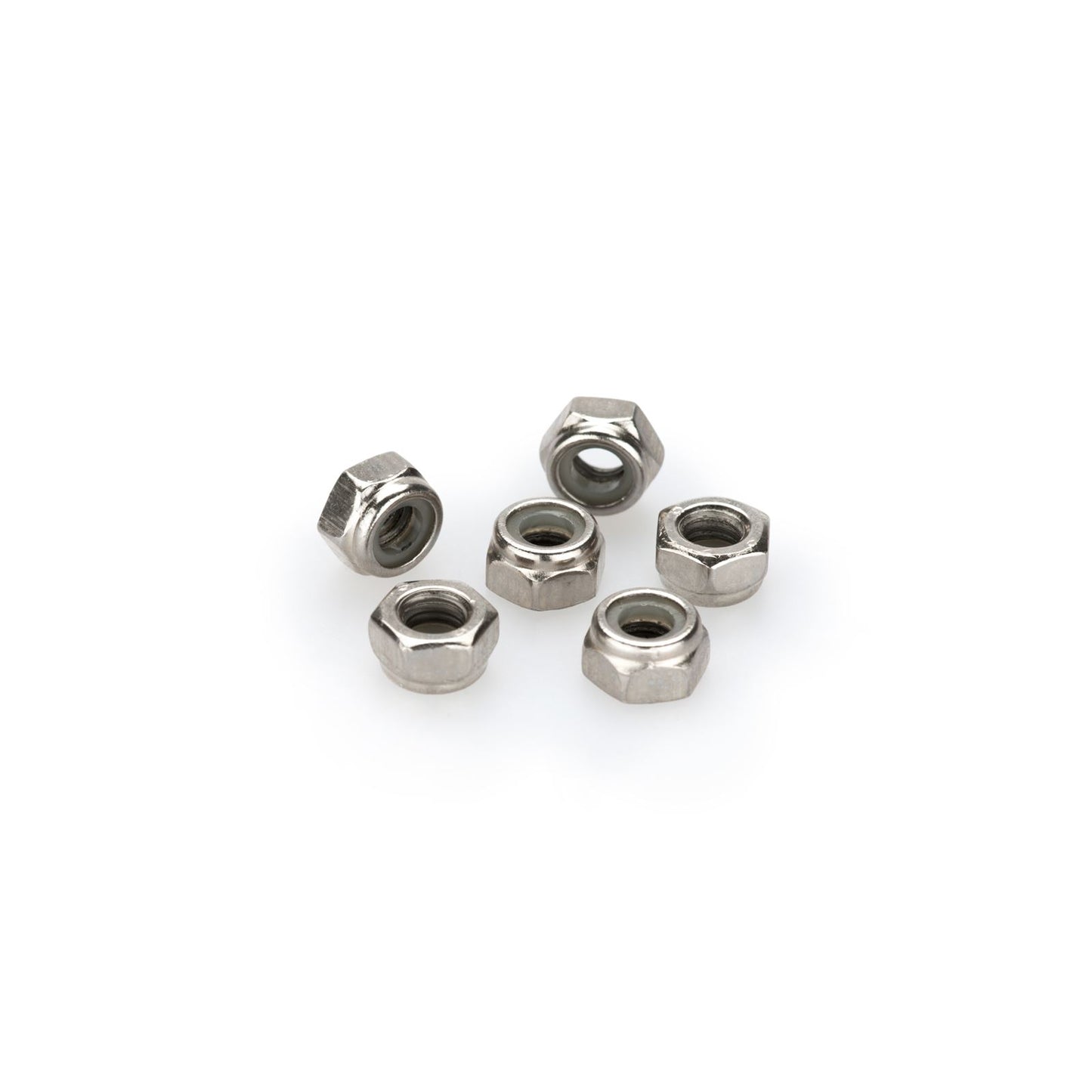 Puig Blister 6 Locknut - M6 - Silver [MPN: 0736P]_1781450