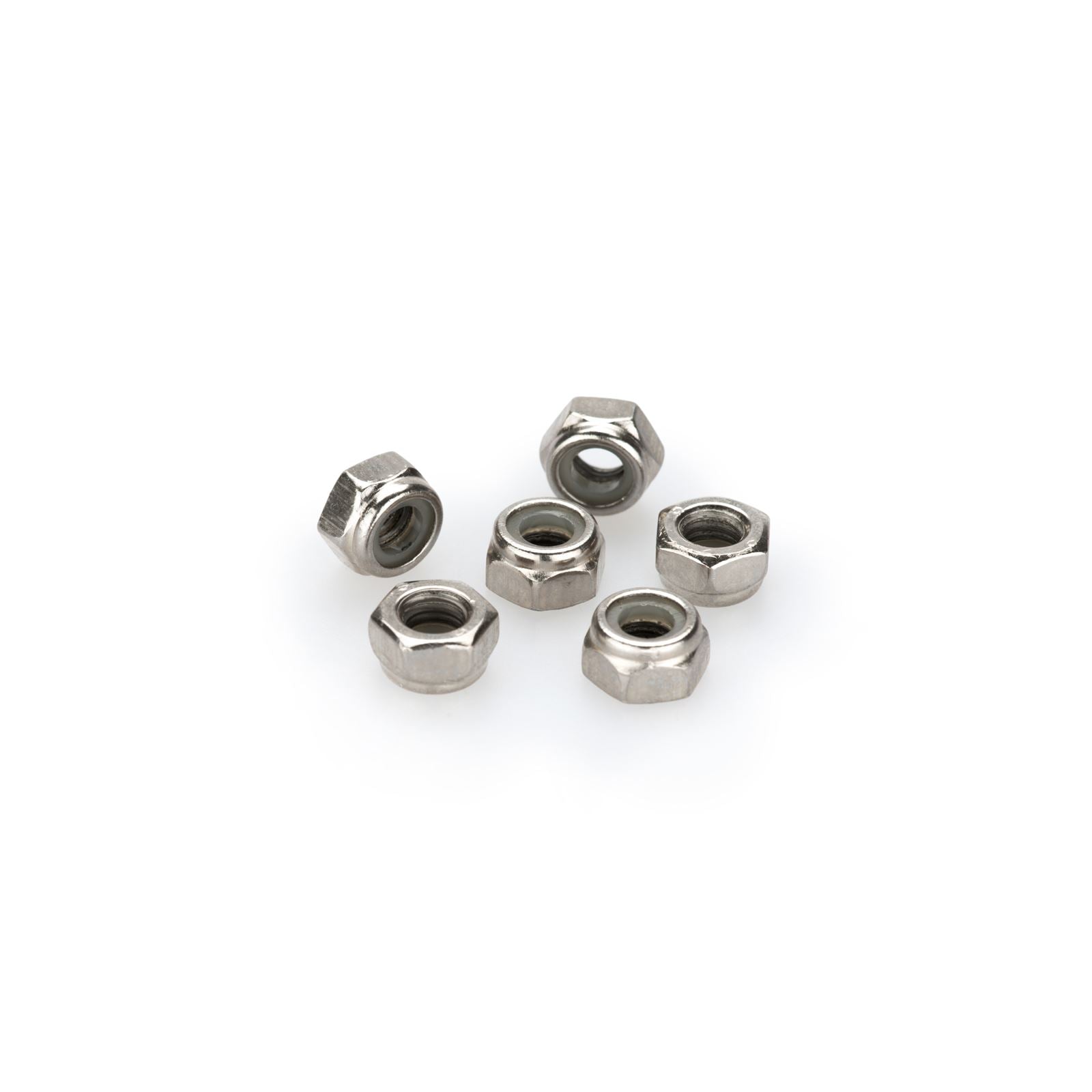 Puig Blister 6 Locknut - M6 - Silver [MPN: 0736P]_1781450