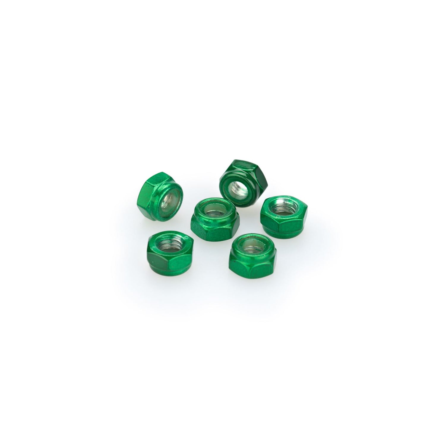 Puig Blister 6 Locknut - M6 - Green [MPN: 0736V]_1781451