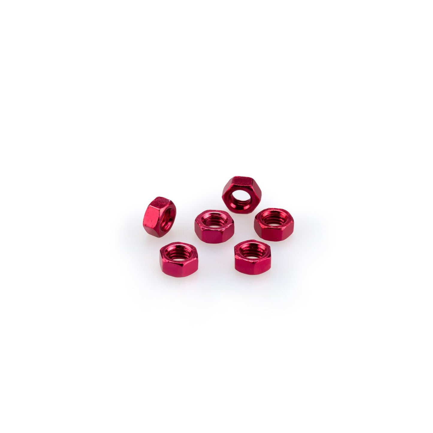 Puig Blister 6 Nuts - M5 - Red [MPN: 0763R]_1781455