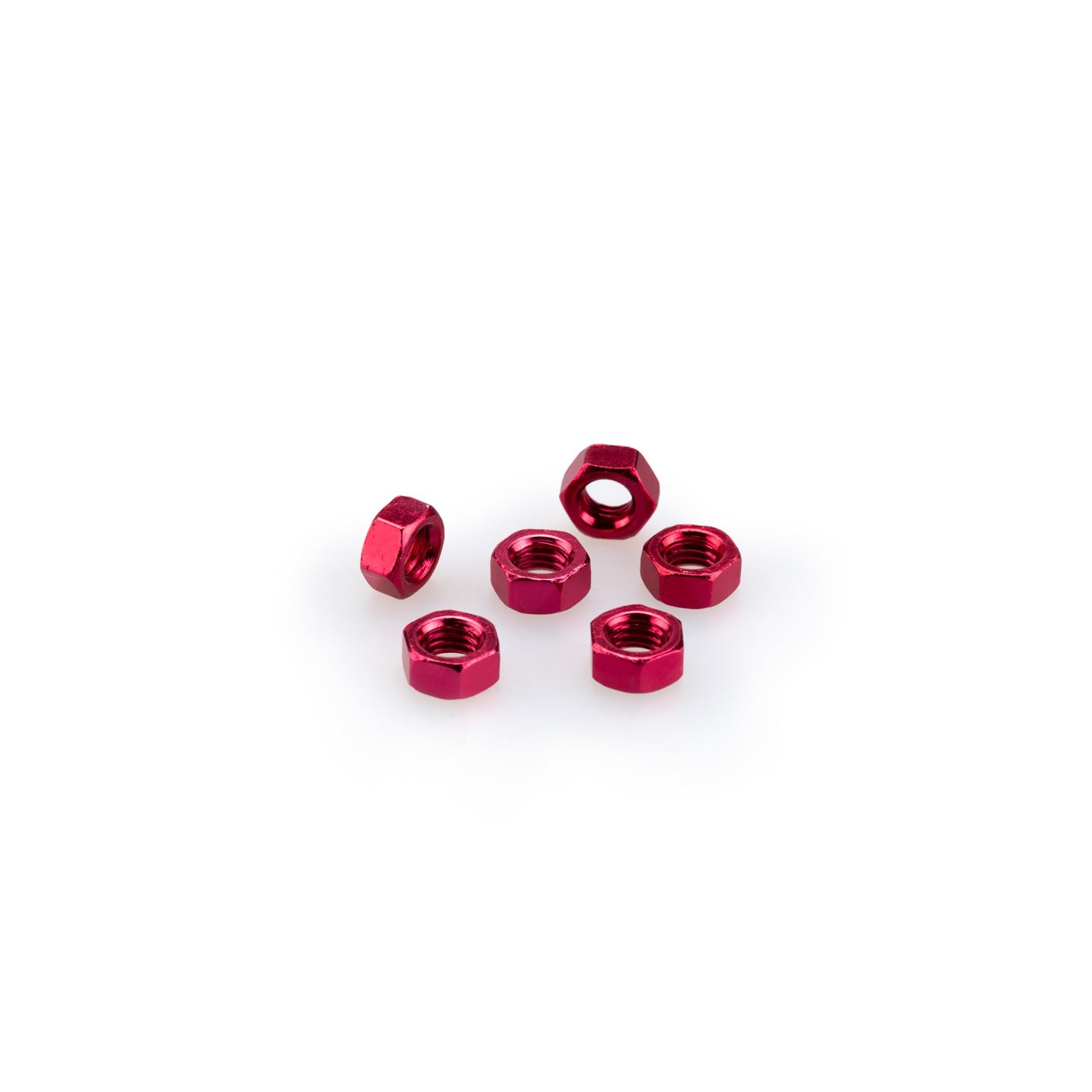 Puig Blister 6 Nuts - M5 - Red [MPN: 0763R]_1781455