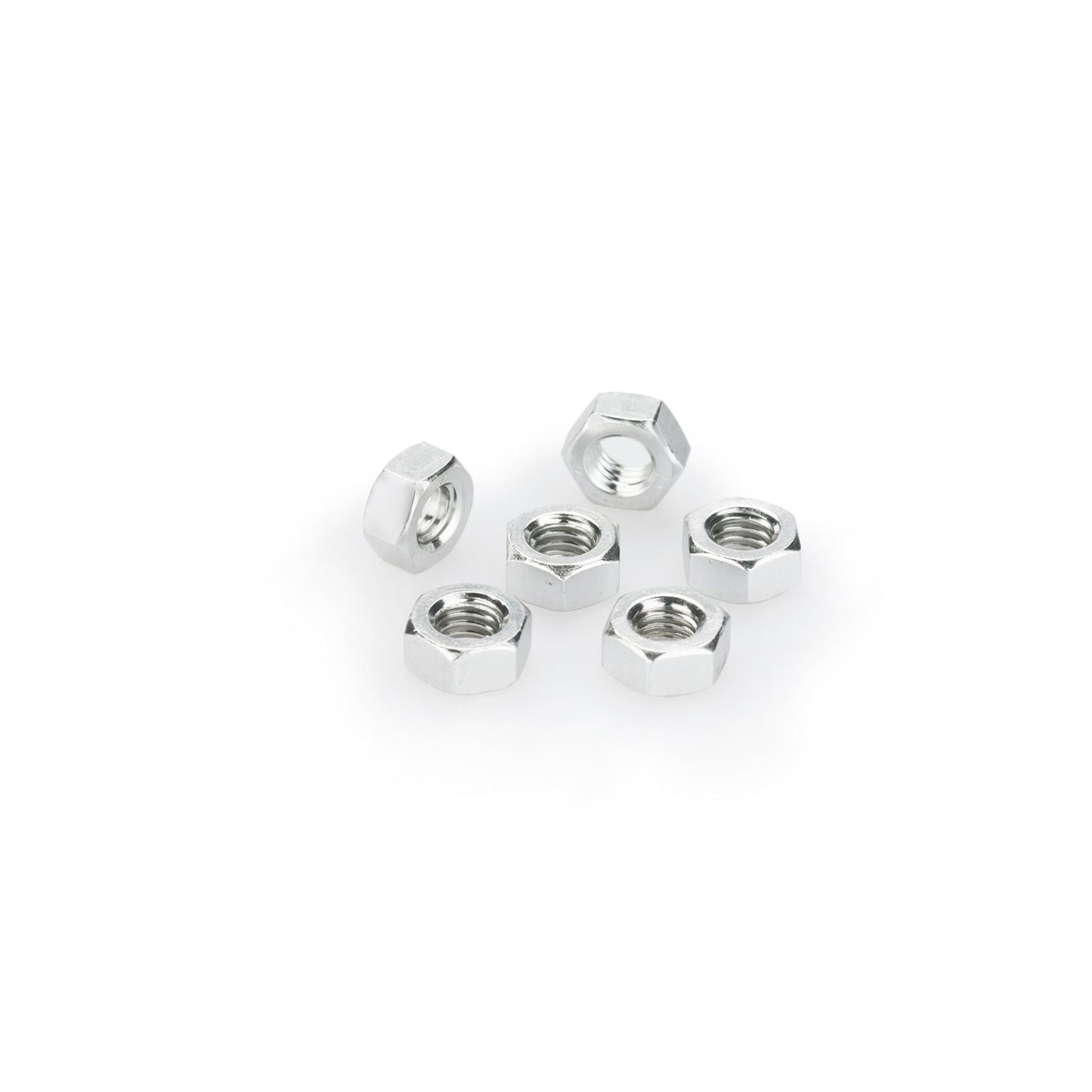 Puig Blister 6 Nuts - M6 - Silver [MPN: 0764P]_1781460