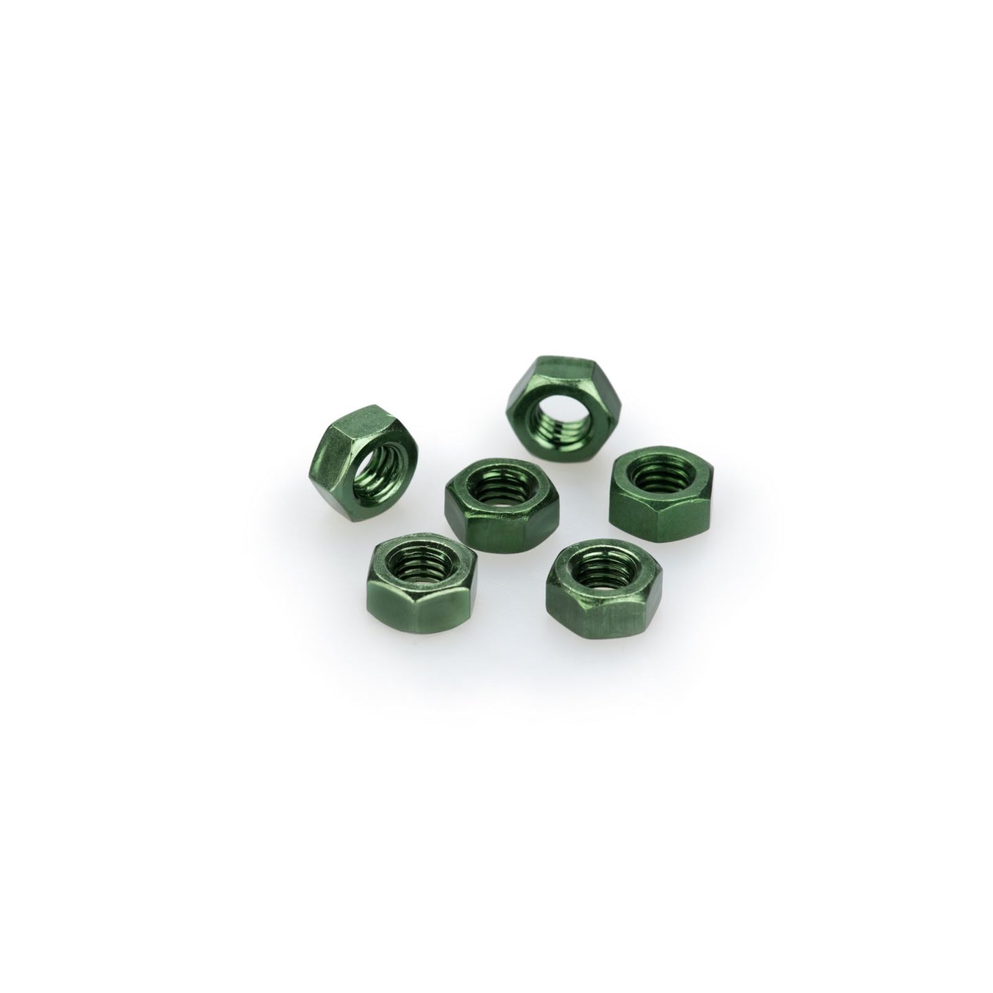 Puig Blister 6 Nuts - M6 - Green [MPN: 0764V]_1781462