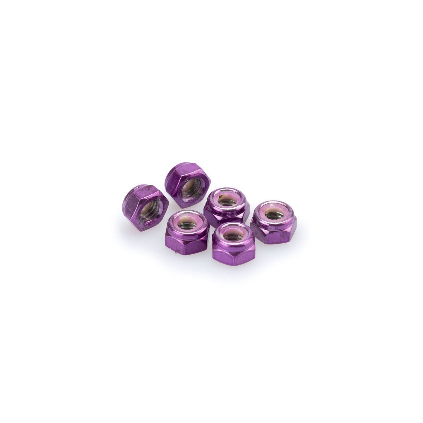 Puig Blister 6 Locknut - M8 - Purple [MPN: 0832L]_1781467