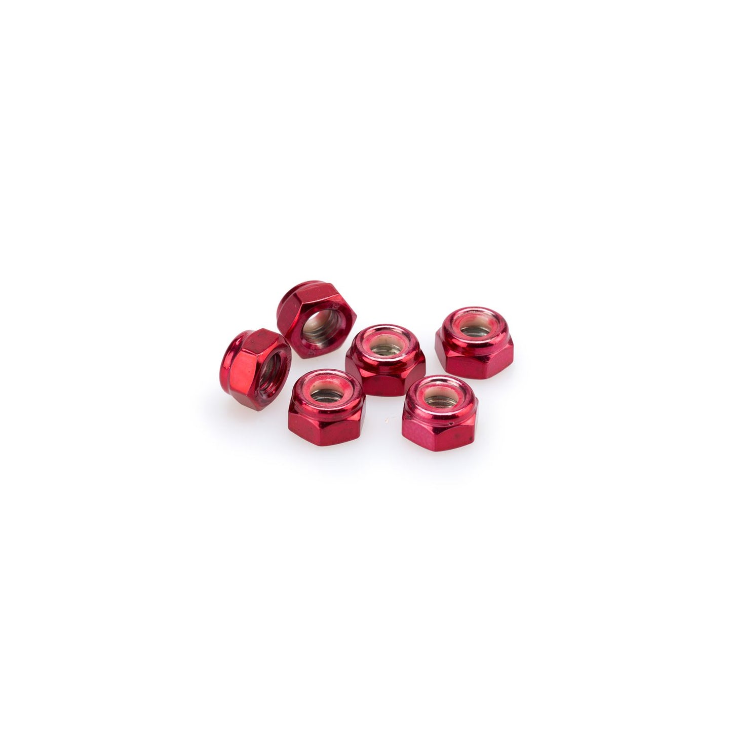 Puig Blister 6 Locknut - M8 - Red [MPN: 0832R]_1781470