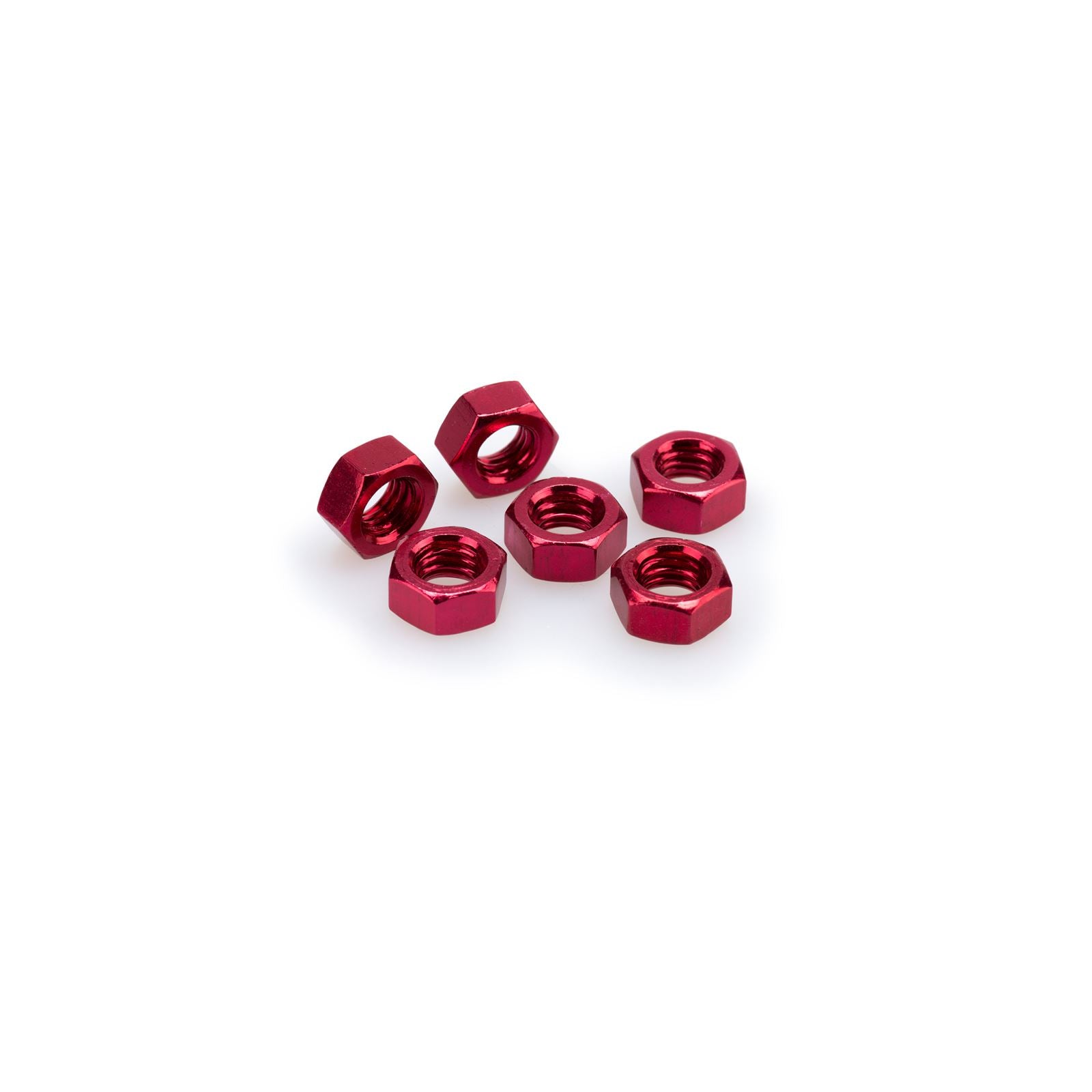 Puig Blister 6 Nuts - M8 - Red [MPN: 0863R]_1781478