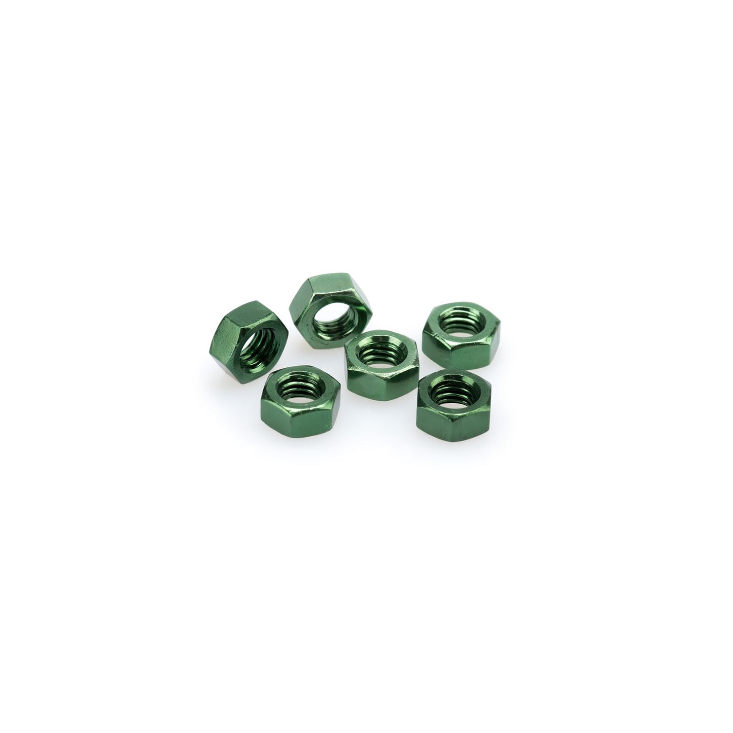 Puig Blister 6 Nuts - M8 - Green [MPN: 0863V]_1781479