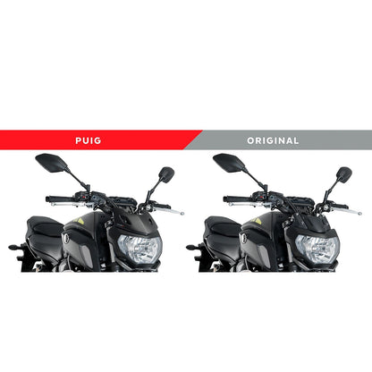 SportPlus Frontal Covers fits Yamaha MT-07 '18 - Matte Black_2702570