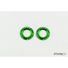 Puig Anodized Kit Rings Front Fork Protector - Green [MPN: 20025V]_1781625