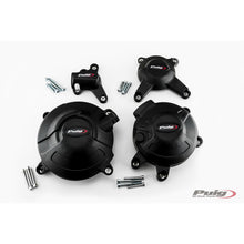 Puig Kit 4 Caps Engine Cover fits Yamaha MT-09/MT-09 SP - Black [MPN: 20128N]_1783334
