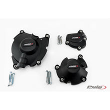 Puig Kit 3 Caps Engine Cover fits Yamaha MT-10 '16 - Black [MPN: 20142N]_1783342