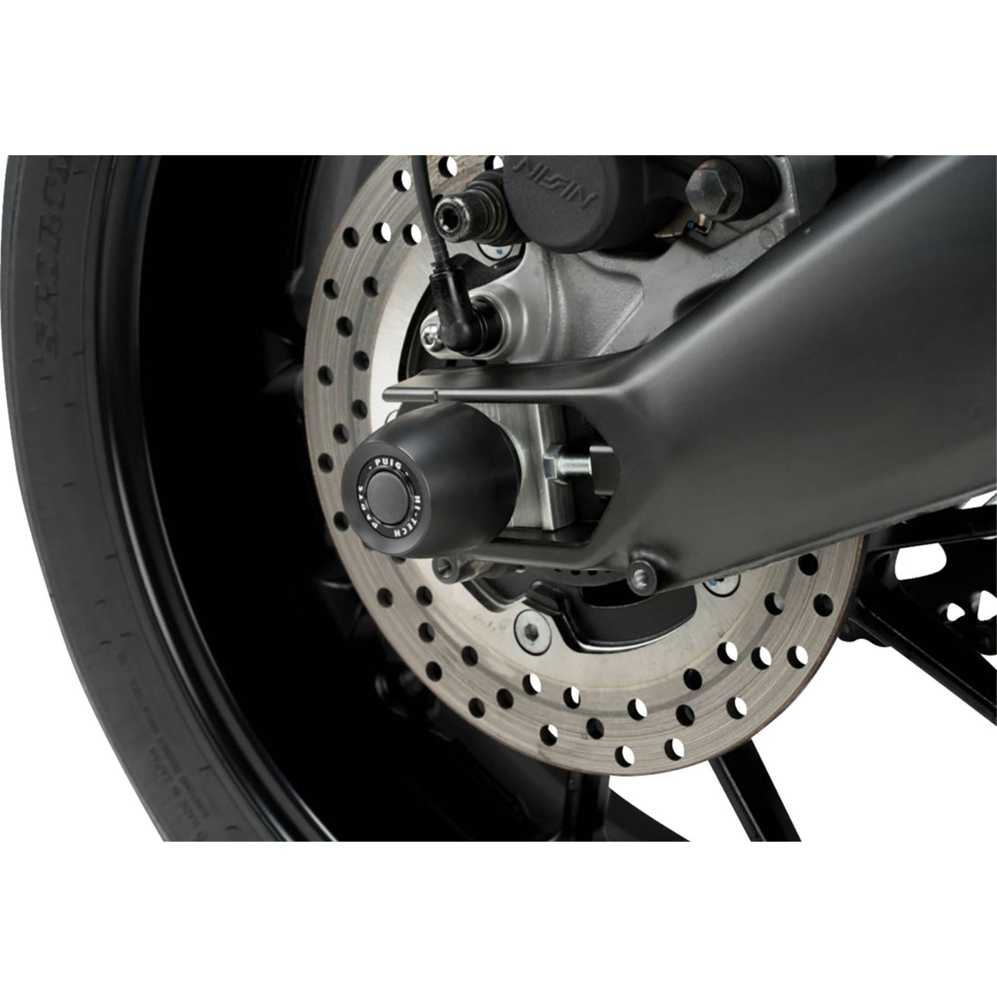 Puig Swing Arm Protector Compatible with Yamaha MT-09/Tracer [MPN: 20145N]_1859522