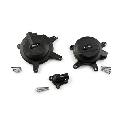 Puig Engine Cover Compatible with Kawasaki Ninja 400 18'-19' [MPN: 20169N]_2351630