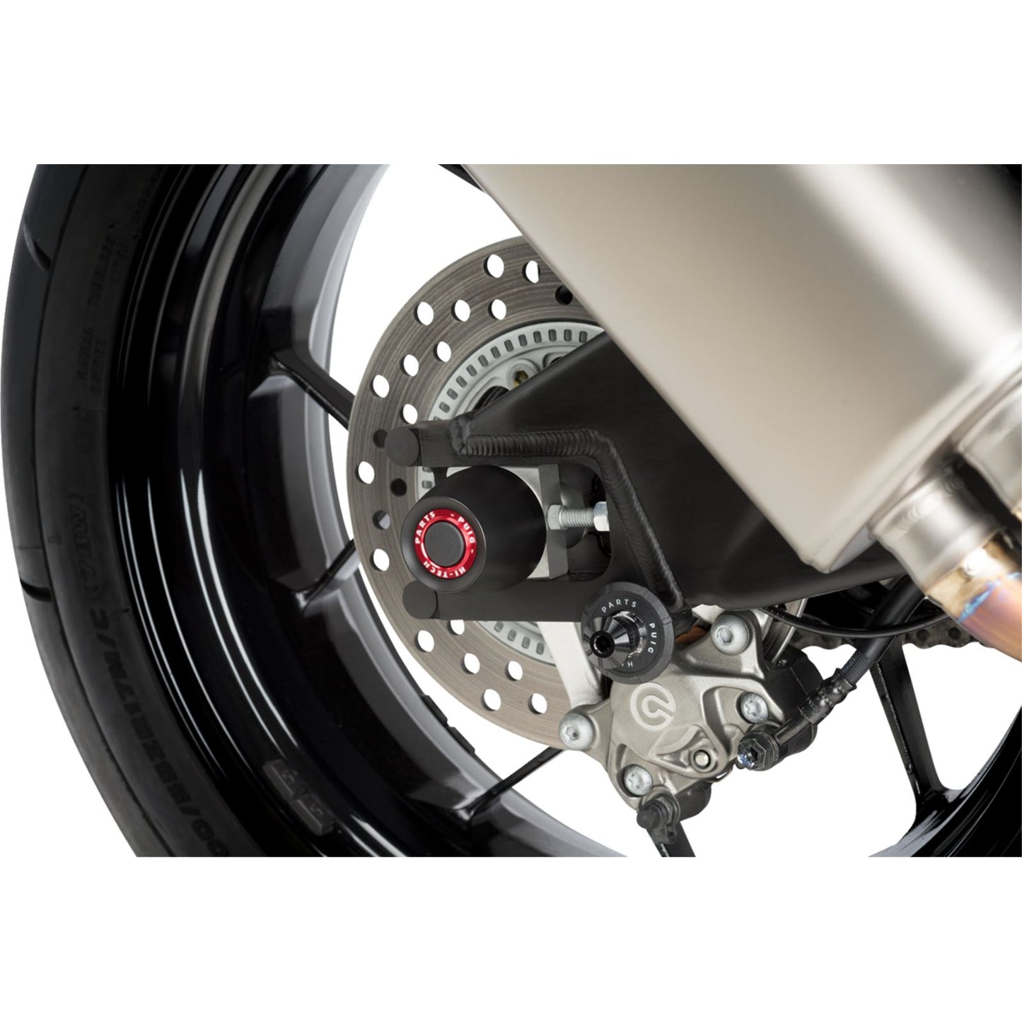 Puig Axle Sliders - Rear - Black - Pair for Honda Fireblade [MPN: 20493N]_1859657