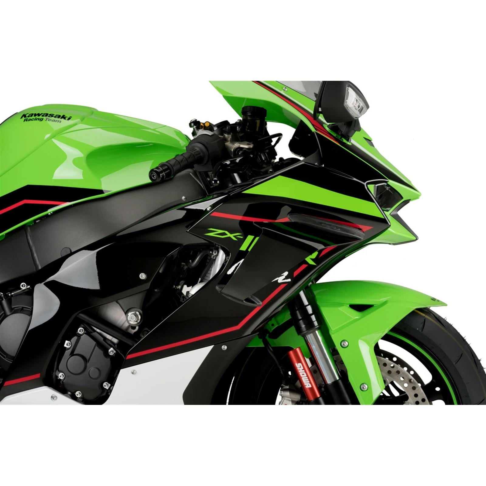 Puig Kit of Wings Race Compatible with Kawasaki ZX-10R/RR 20' - Black [MPN: 20543N]_1829023