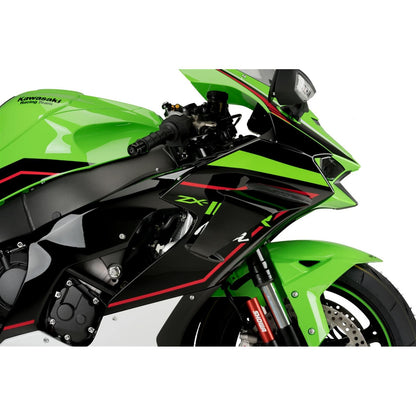 Puig Kit of Wings Race Compatible with Kawasaki ZX-10R/RR 20' - Black [MPN: 20543N]_1829023