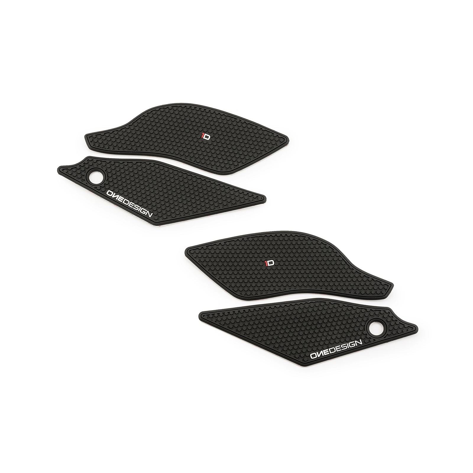 Puig Lateral Tank Pads fits Yamaha YZF-R1/M - Black [MPN: 20604N]_2576456