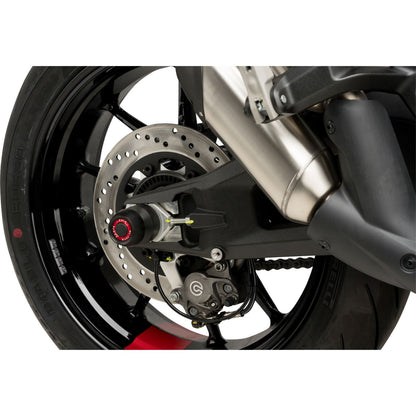 Puig Axle Sliders - Rear - Black - Pair for Ducati Monster [MPN: 20717N]_1860579