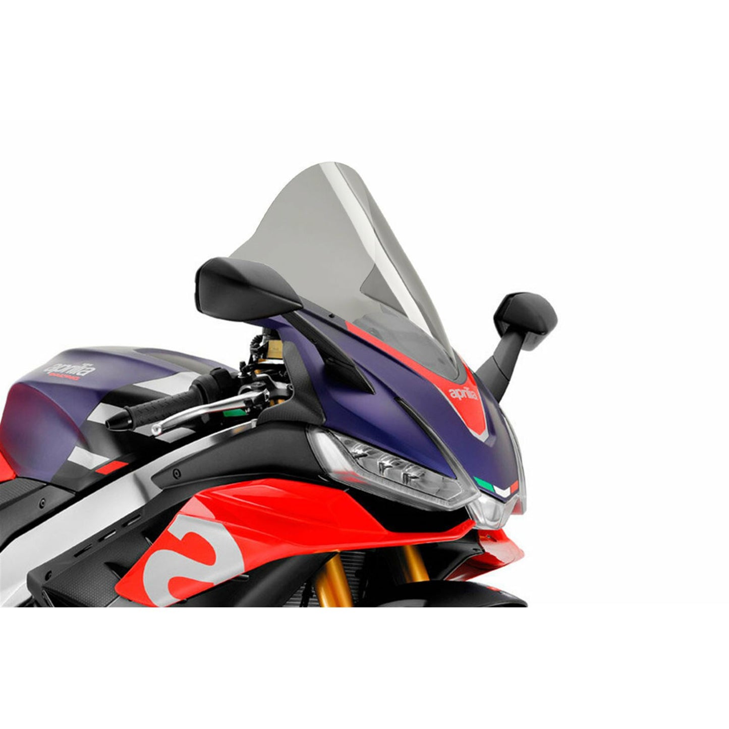 Puig R-Racer Screen Compatible with Aprilia RSV4 E5/FACTORY E5 - Smoke [MPN: 20771H]_1829037