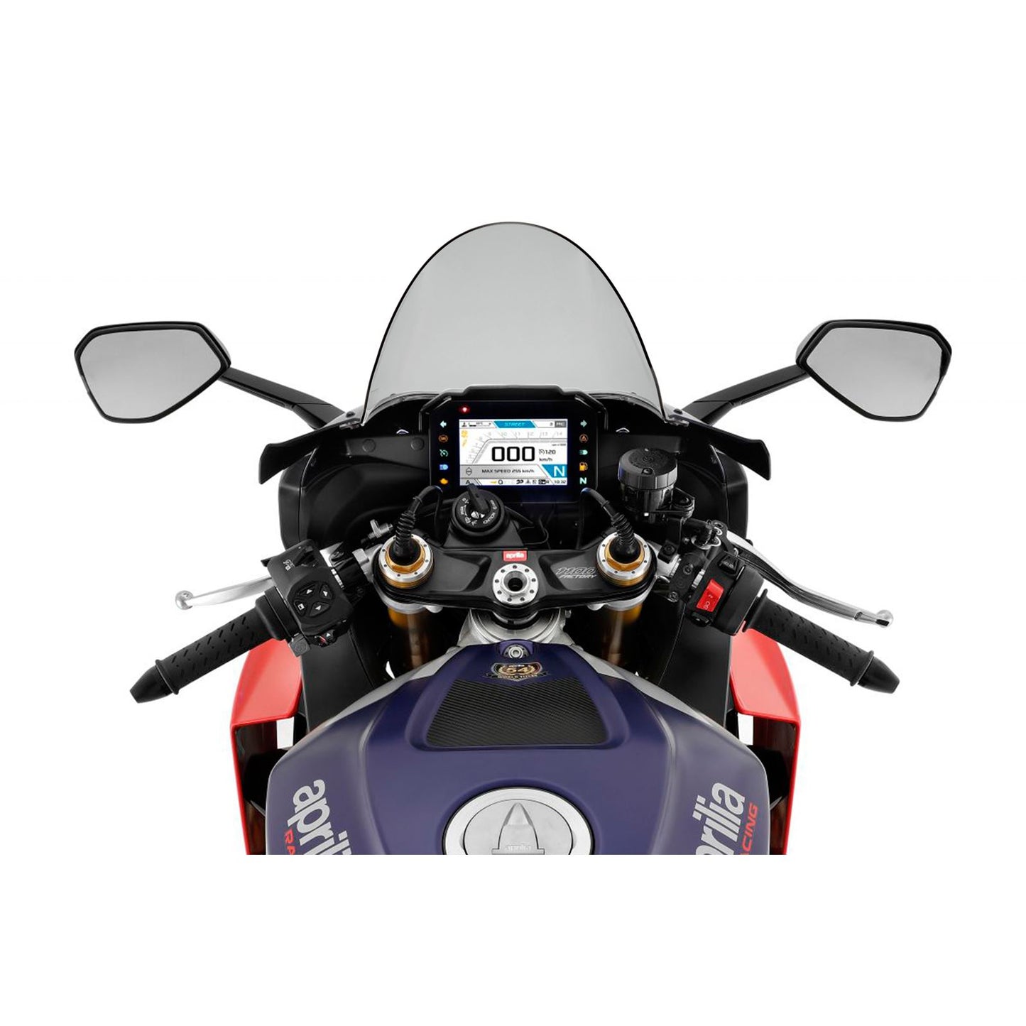 Puig R-Racer Screen Compatible with Aprilia RSV4 E5/FACTORY E5 - Smoke [MPN: 20771H]_1829036