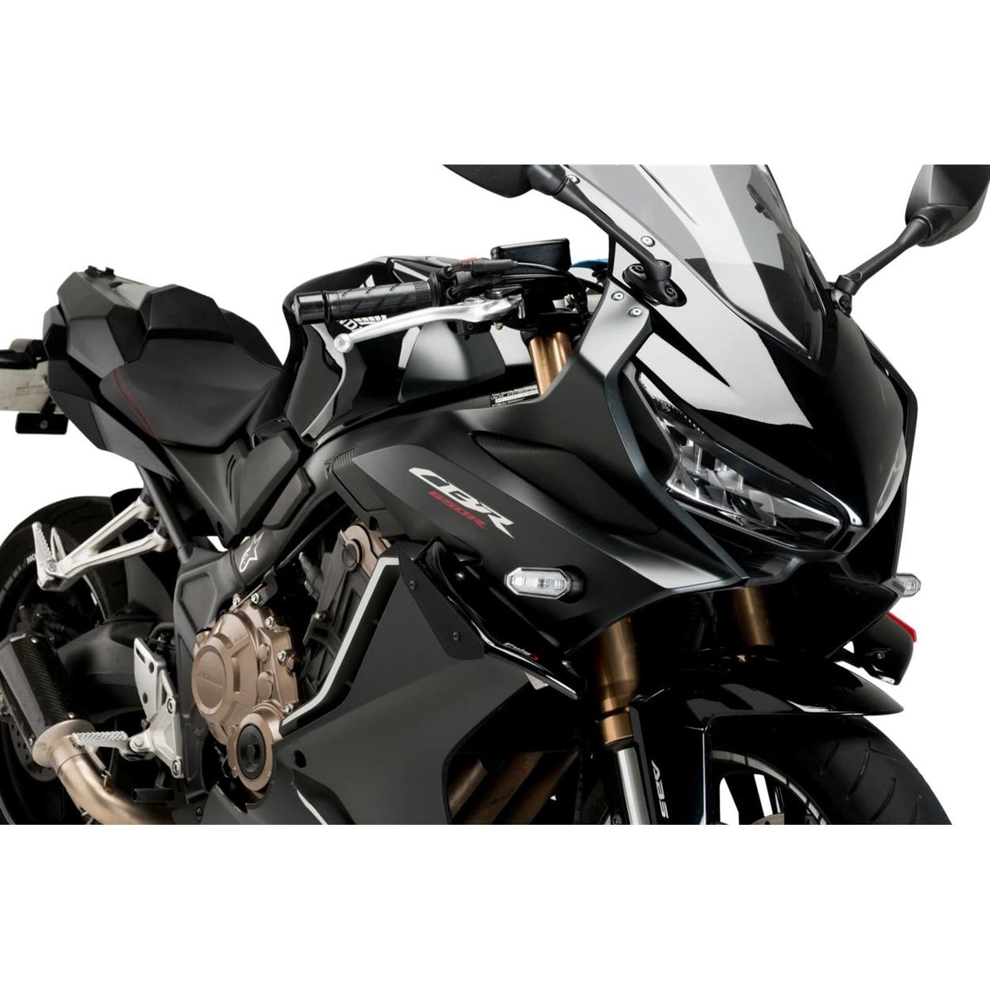 Puig Kit of Wings Compatible with Honda CBR650R 21'- Black [MPN: 21333N]_1782390