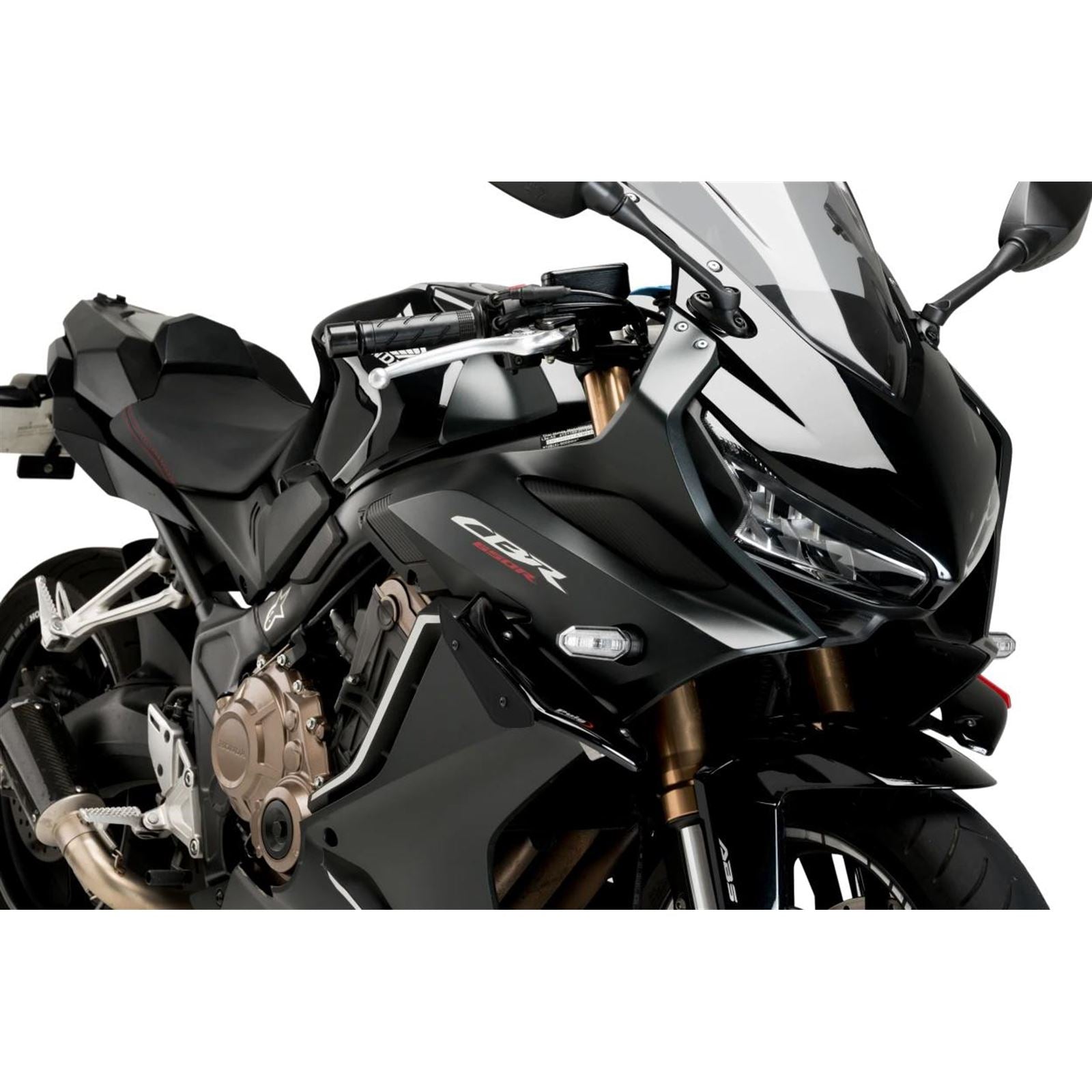 Puig Kit of Wings Compatible with Honda CBR650R 21'- Black [MPN: 21333N]_1782390