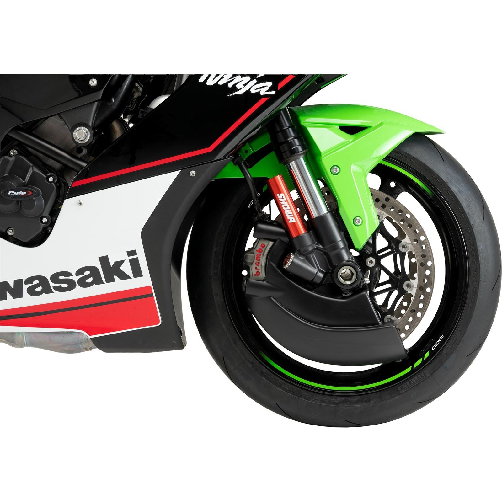Puig Brake Cooler Compatible with Kawasaki ZX-10R/RR '21 - Matte Black [MPN: 21452J]_2079964