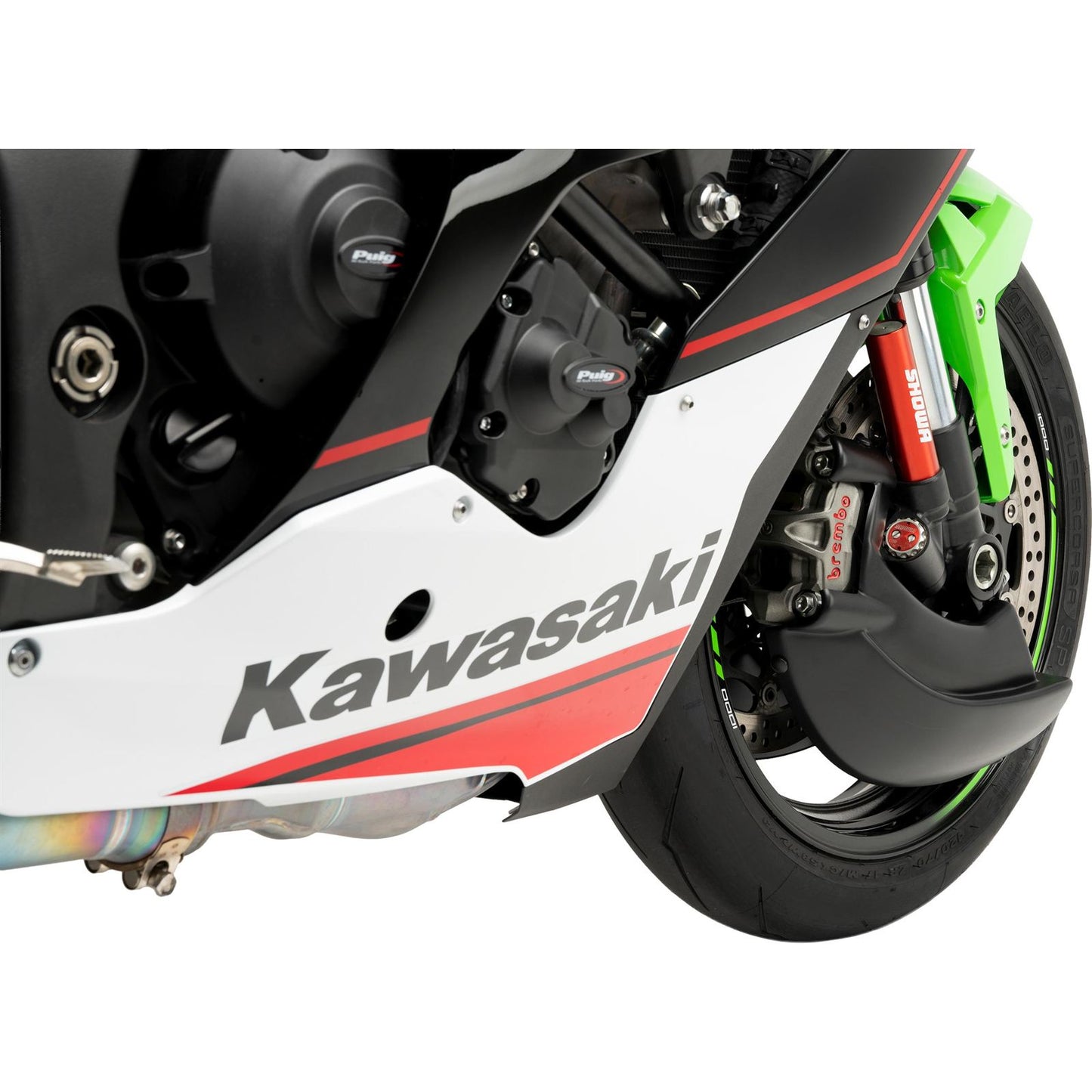 Puig Brake Cooler Compatible with Kawasaki ZX-10R/RR '21 - Matte Black [MPN: 21452J]_2079965