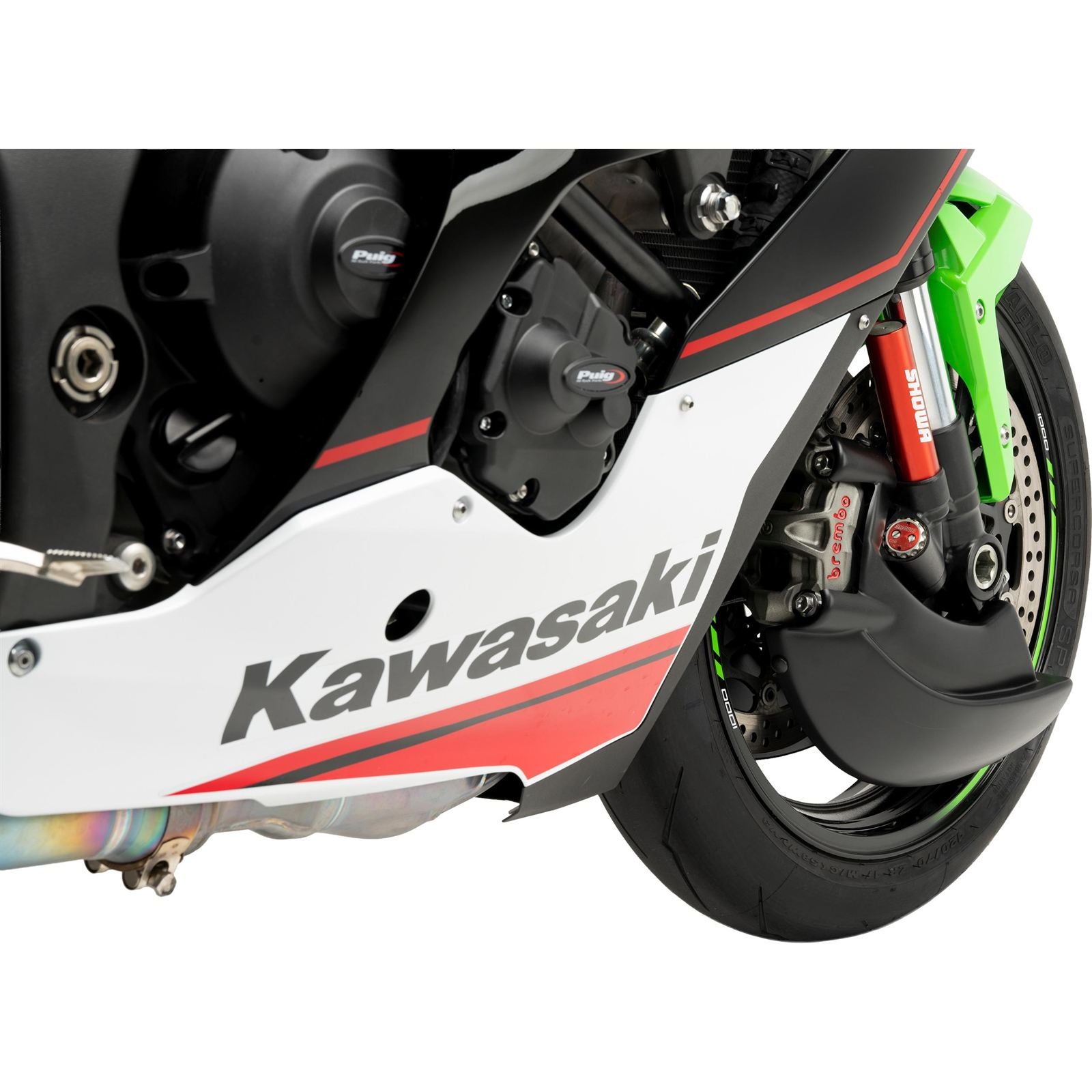 Puig Brake Cooler Compatible with Kawasaki ZX-10R/RR '21 - Matte Black [MPN: 21452J]_2079965
