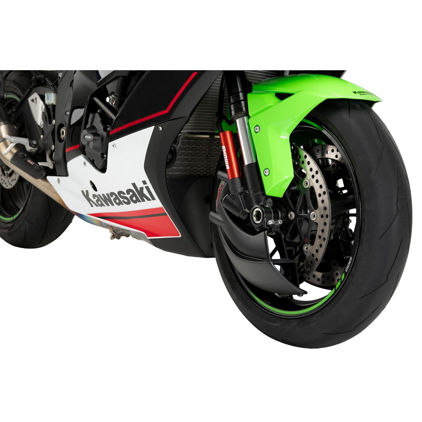 Puig Brake Cooler Compatible with Kawasaki ZX-10R/RR '21 - Matte Black [MPN: 21452J]_2079967