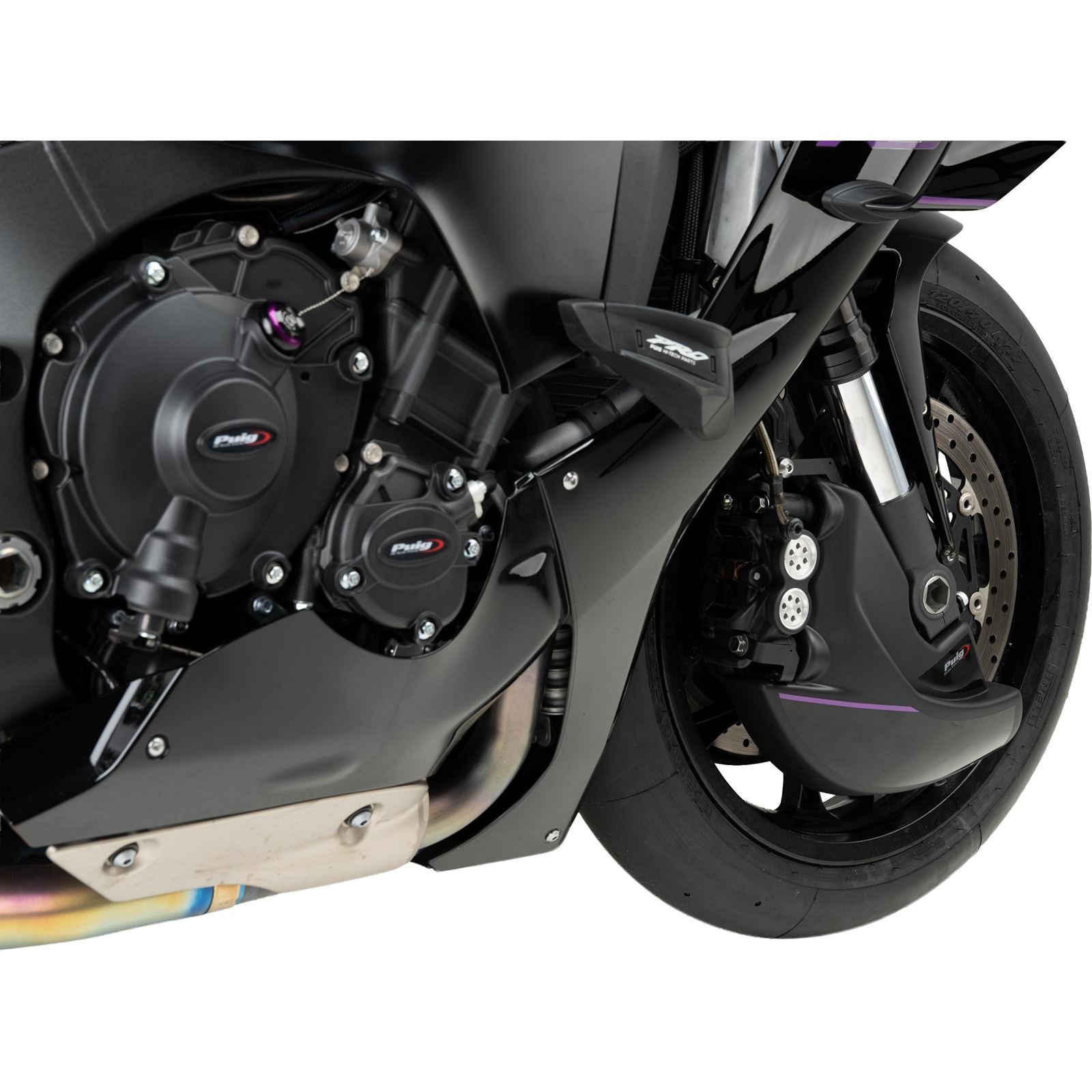 Puig Brake Cooler Compatible with Yamaha YZF-R1 '15 - Matte Black [MPN: 21453J]_2079976