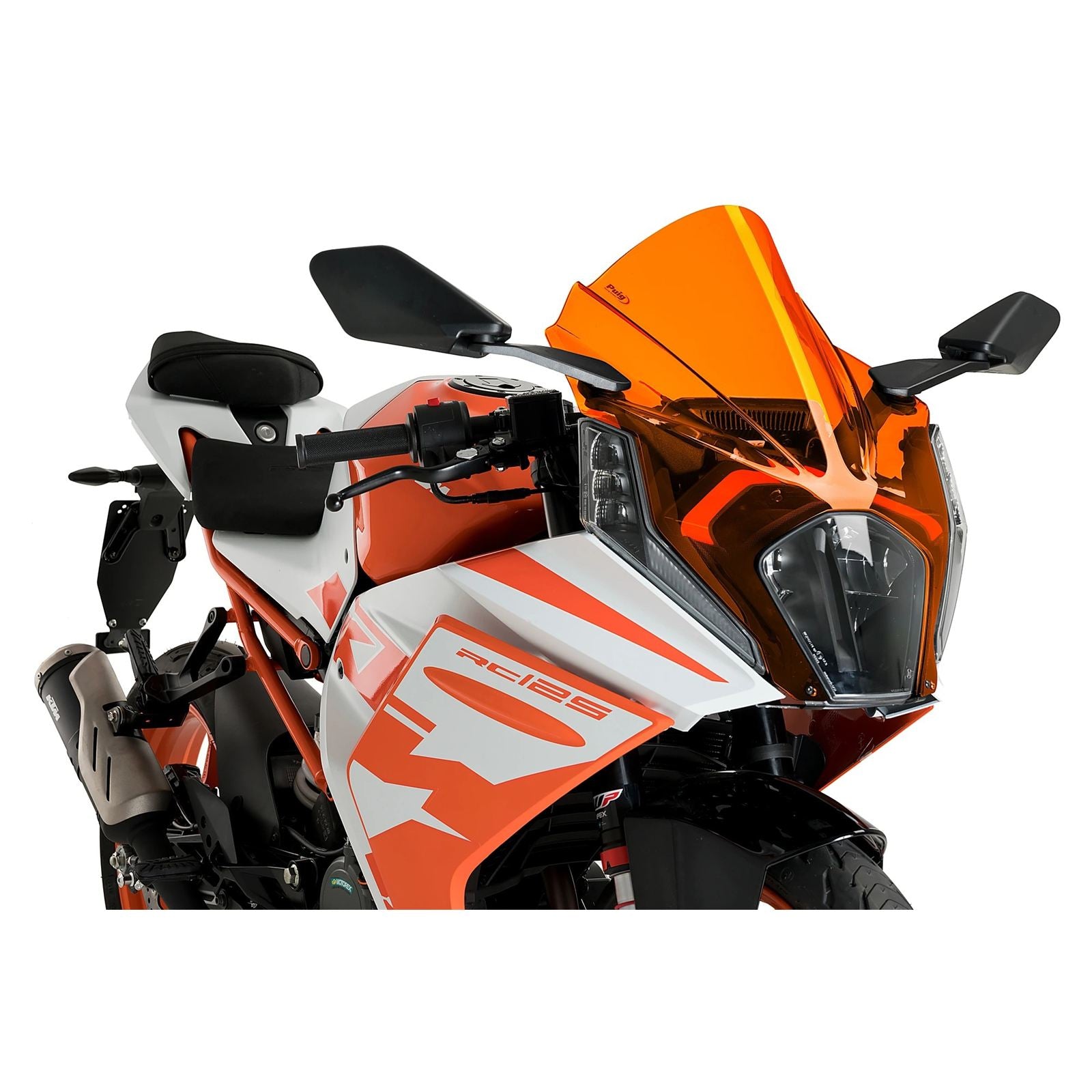 Puig Z-Racing Screen KTM RC125/RC390 '22 -  Orange [MPN: 21476T]_2573876