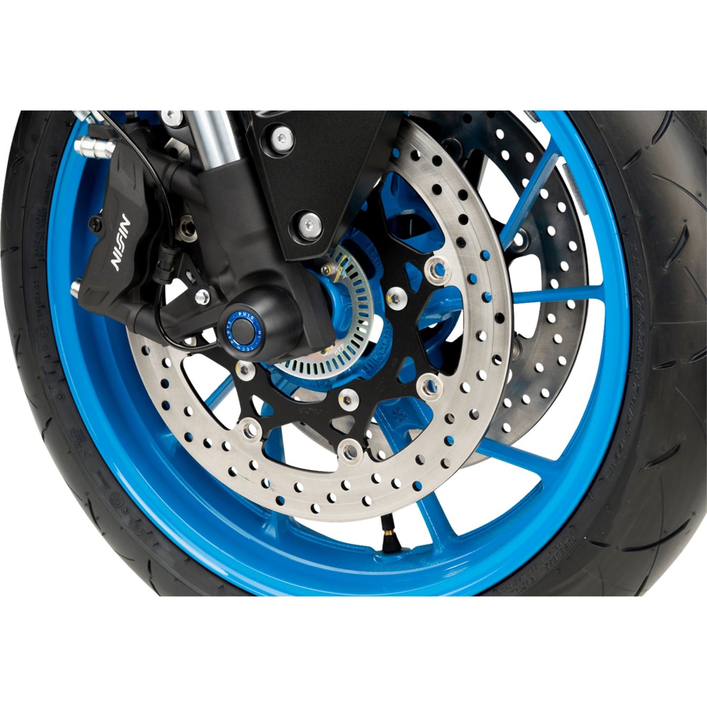 Puig Fork Sliders Compatible with Suzuki GSX-8S 23'- Black [MPN: 21623N]_1774190