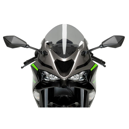 Puig R-Racer Screen Compatible with Kawasaki ZX-6R '24 - Smoke [MPN: 21832H]_1829013
