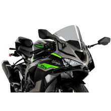 Puig R-Racer Screen Compatible with Kawasaki ZX-6R '24 - Smoke [MPN: 21832H]_1829003