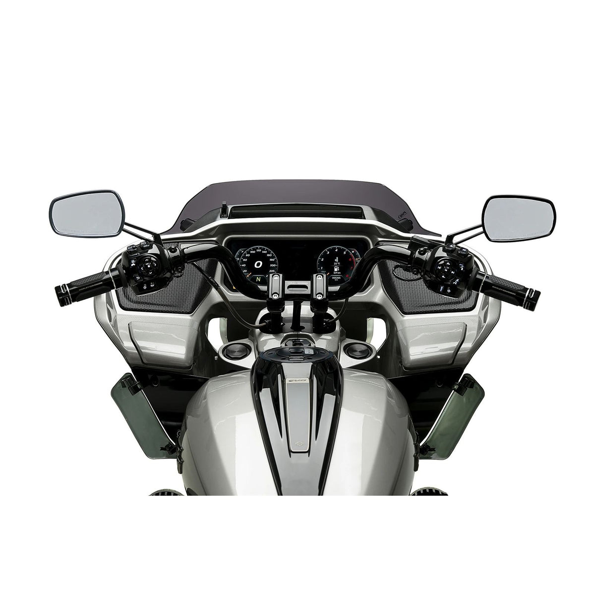 Puig High-Road Sport Screen fits Harley Davidson Road Glide - Dark Smoke [MPN: 22107F]_2727083