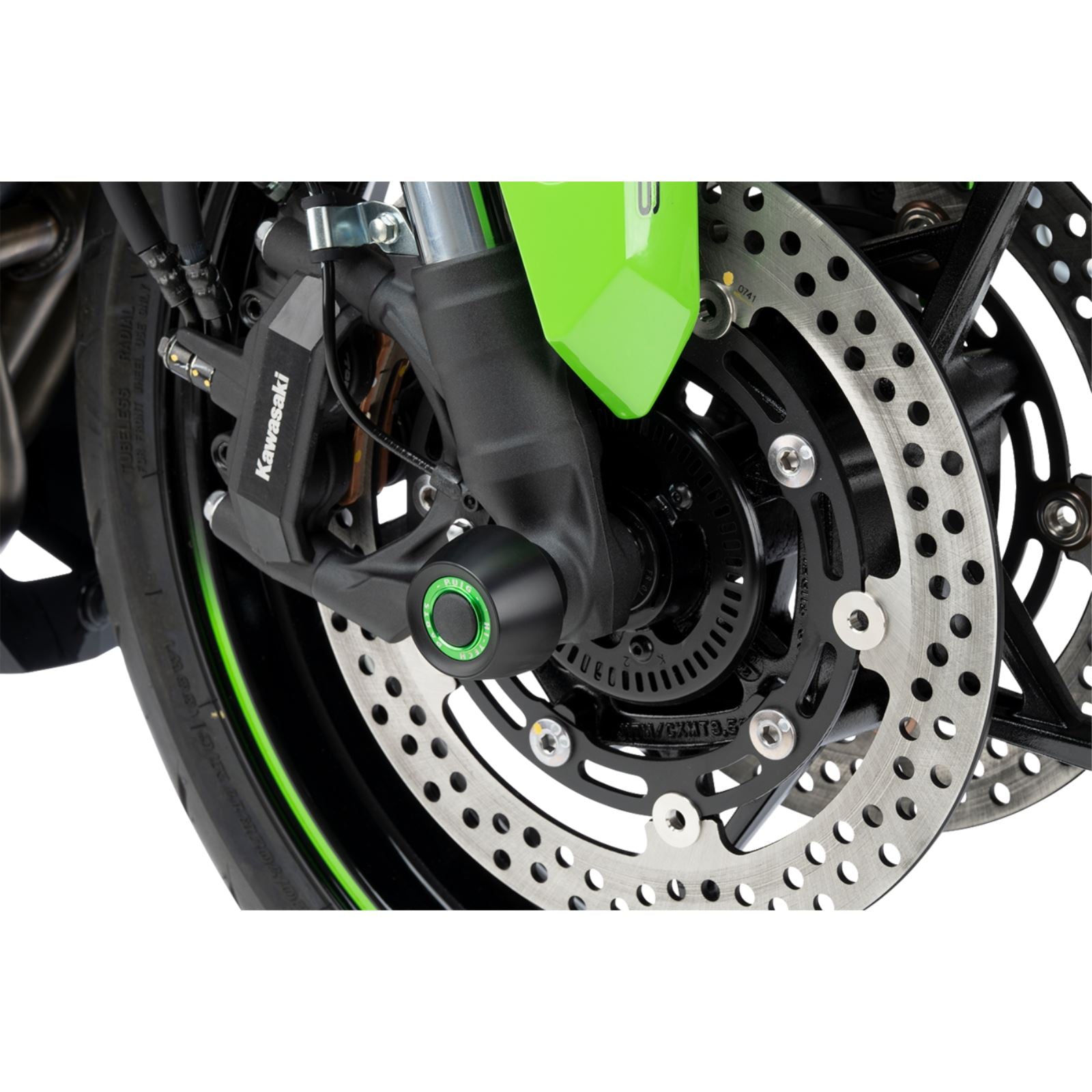 Puig Fork Sliders Compatible with Kawasaki ZX-4R/ZX-4RR 24' - Black [MPN: 21838N]_1772621