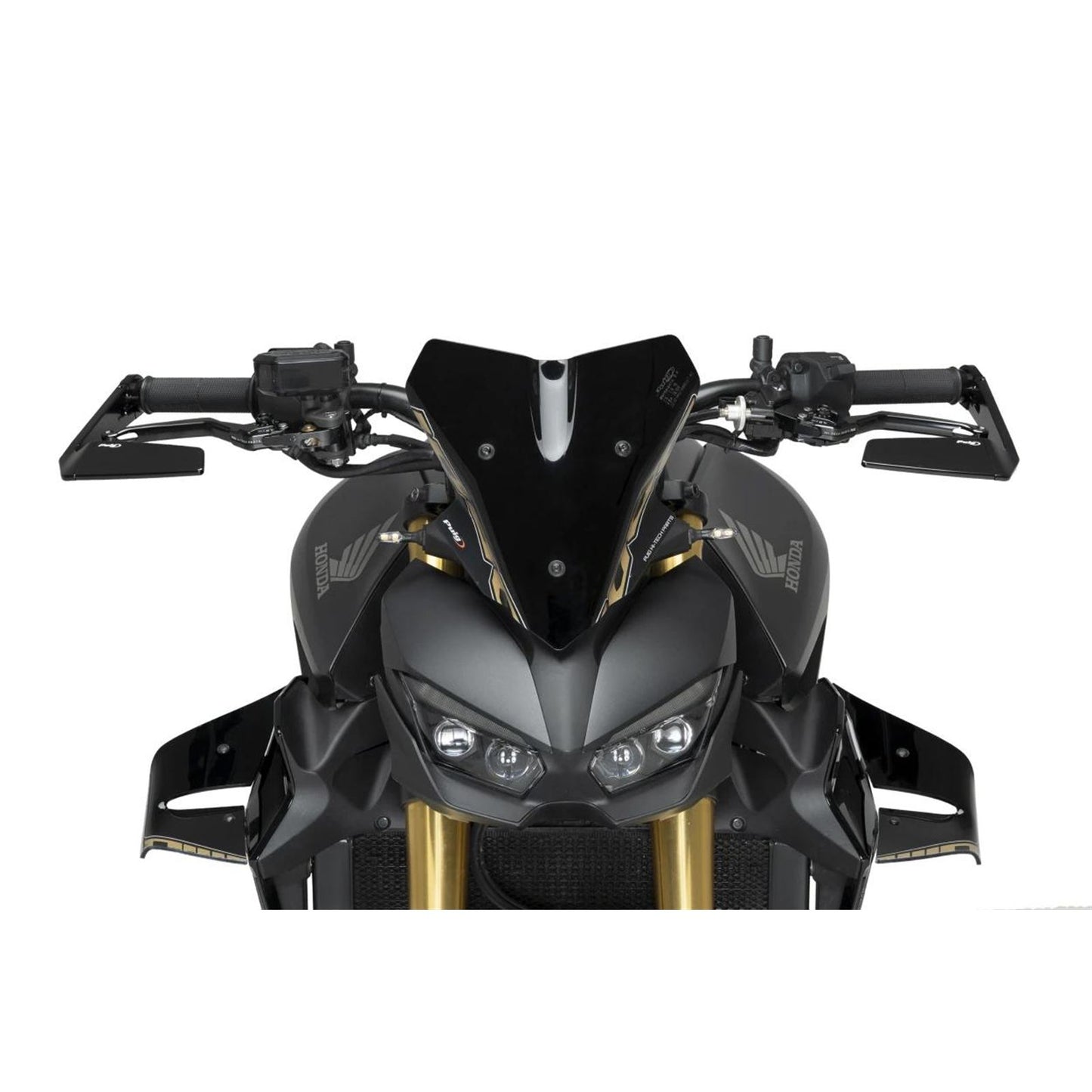 Puig Diablo Rearview Mirror fits Ducati Panigale V2 S - Right - Black [MPN: 22112N]_2028090
