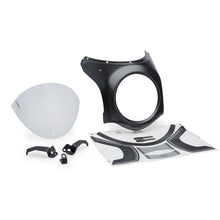 Puig Retro Half Fairing fits Honda CB650R - Carbon Housing - Clear Tint [MPN: 21962W]_2571373